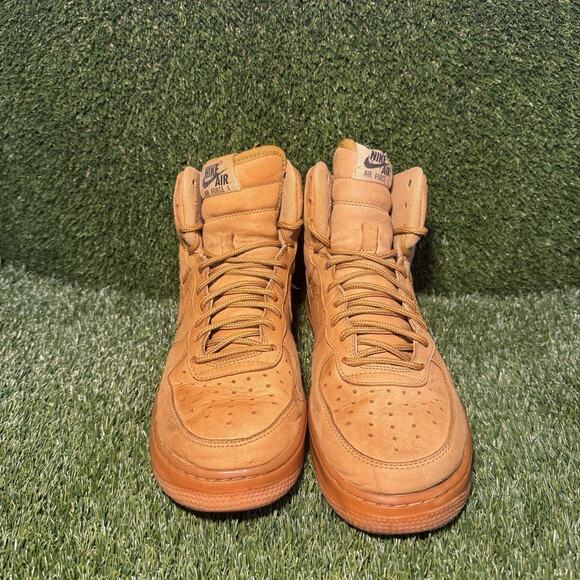 Size 9.5 - Nike Air Force 1 Mid Flax Women’s - Picture 2 of 7